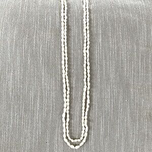 Fresh Water Two Single Strand Pearl Necklace
